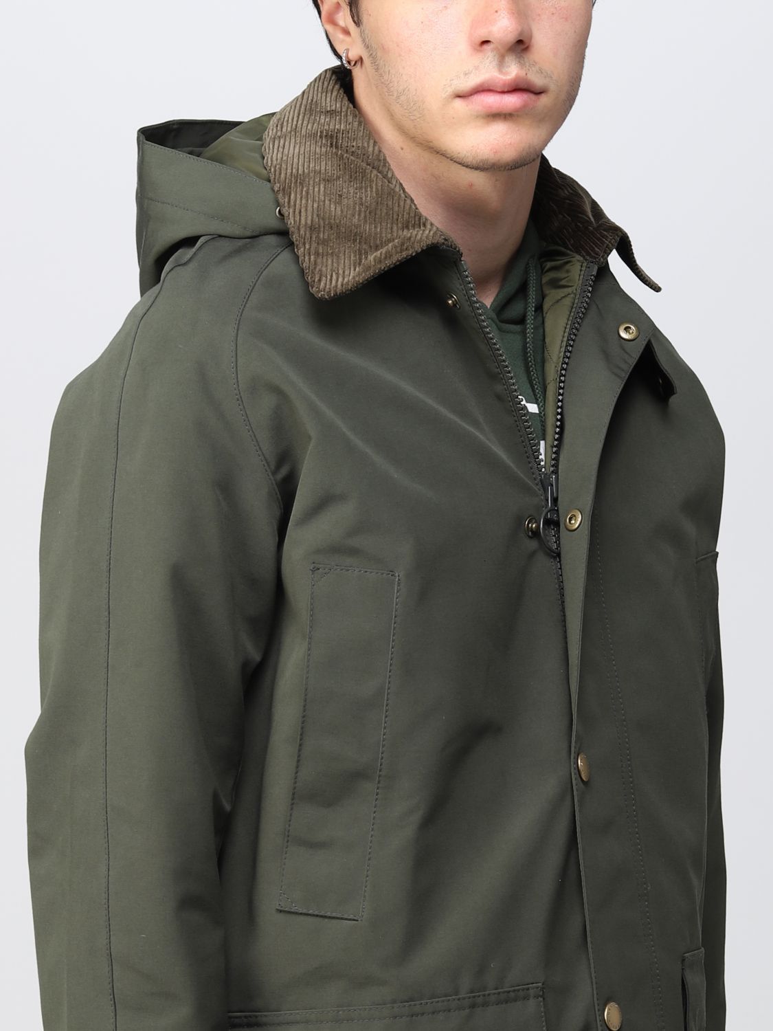 Barbour Waterproof Ashby Hooded Jacket In Black