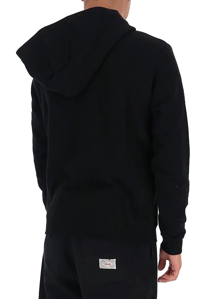 Saint Laurent Hot Multi-star Logo Hooded Sweater In Black