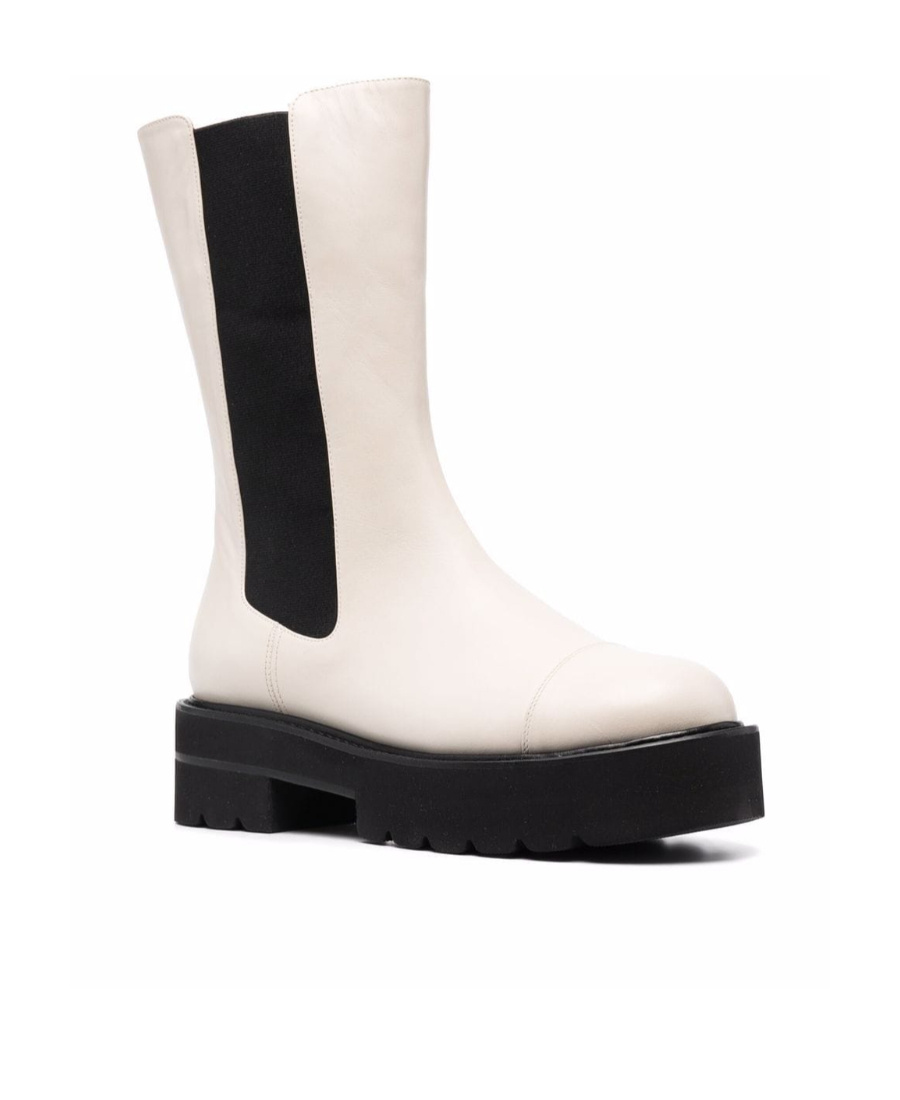 Stuart Weitzman Presley Ultralift 50mm Platform Boots In Nude