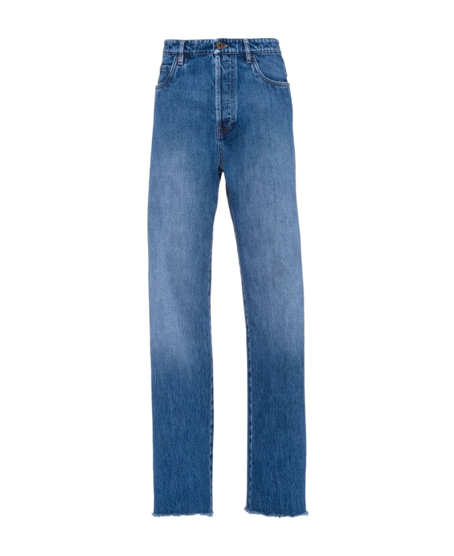 Miu Miu Straight Jeans In Blue