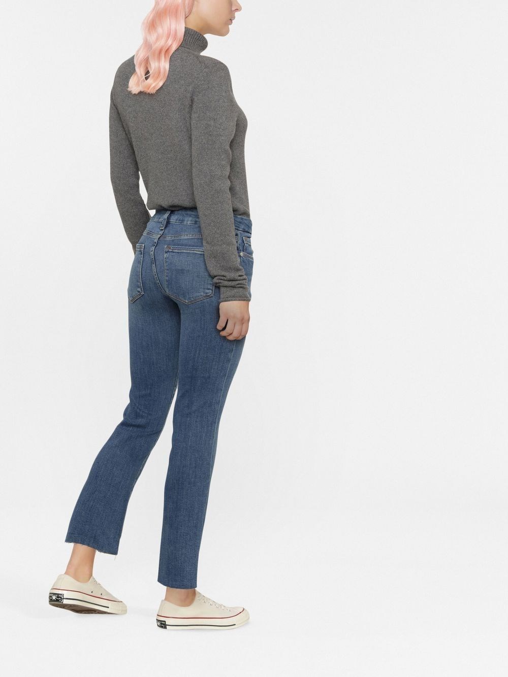 FRAME FRAME LE CROP FLARED JEANS 