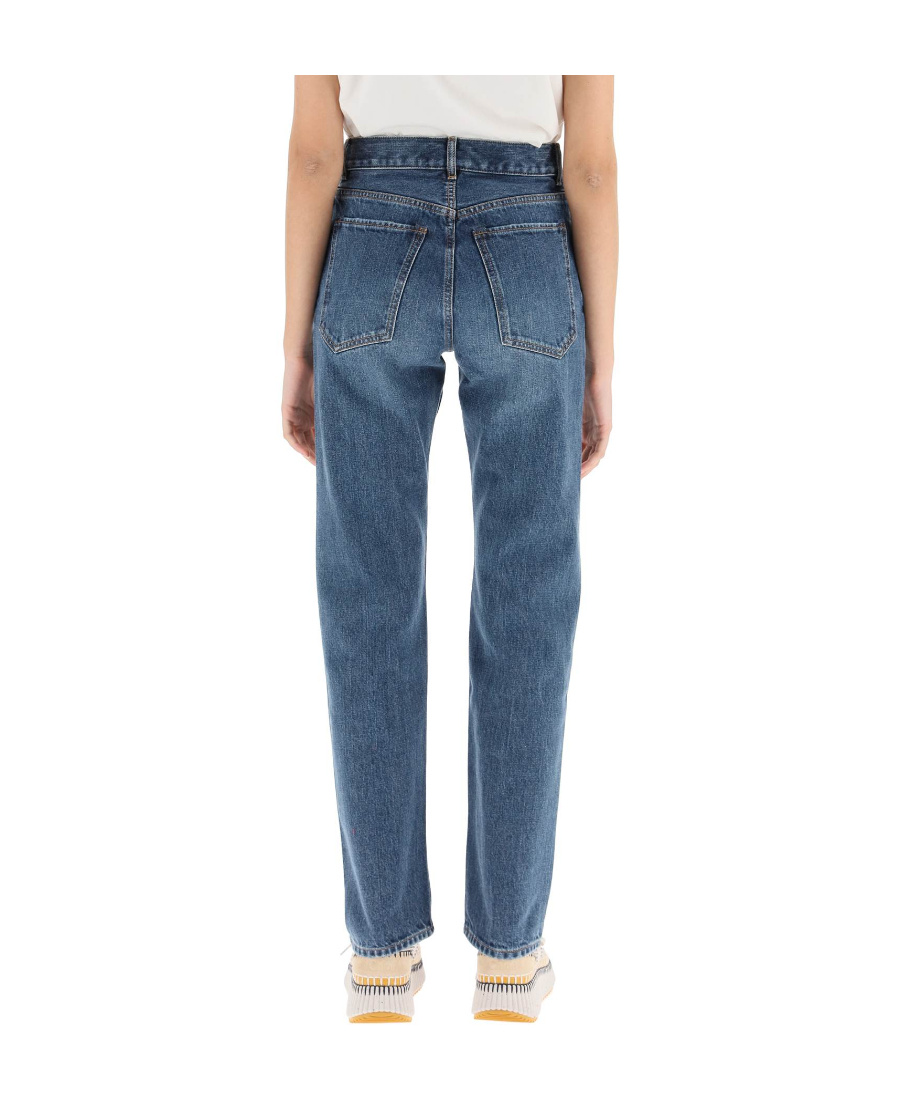 Chloé High-rise Straight-leg Jeans In Blue