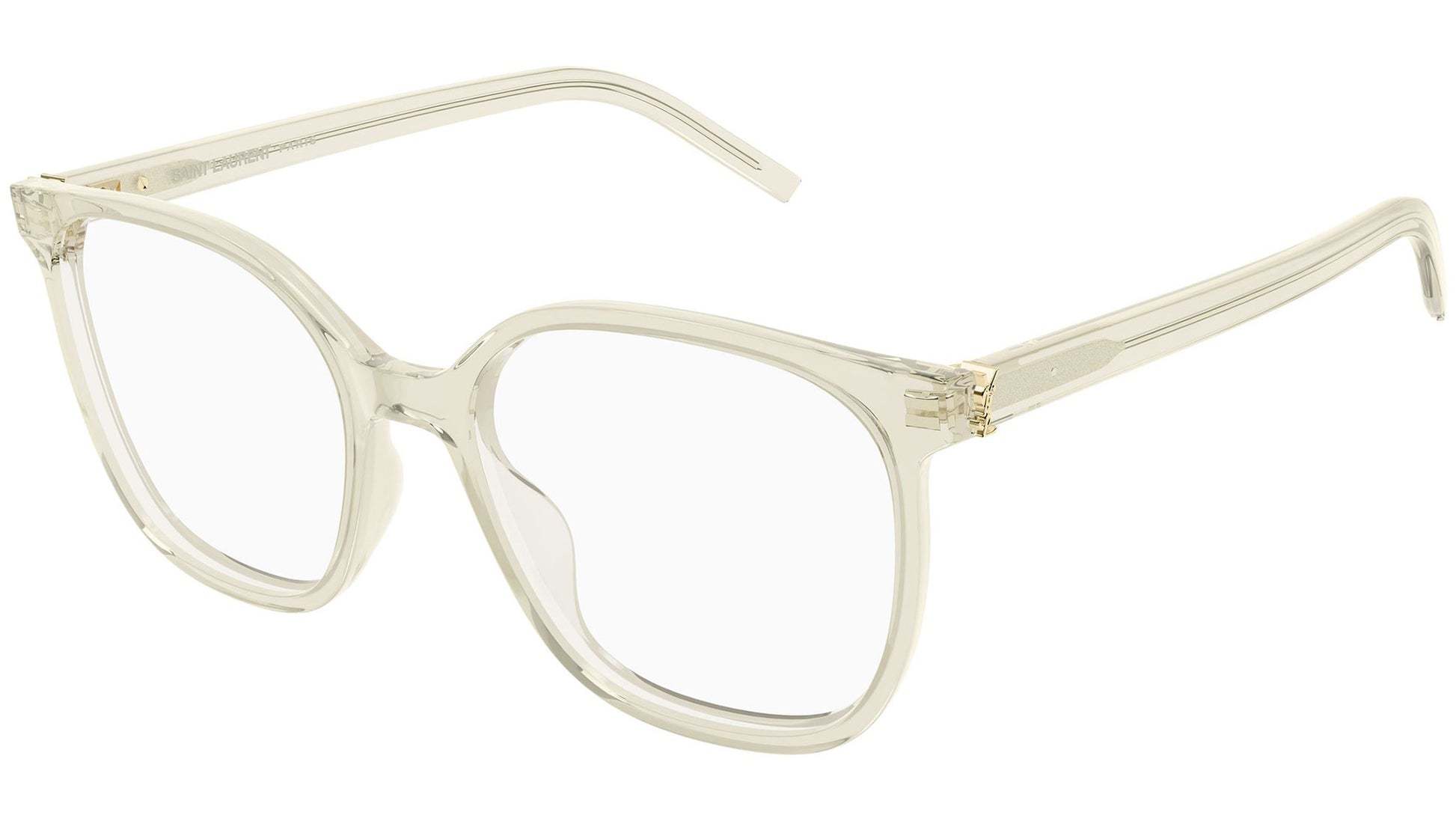 Saint Laurent Square-frame Glasses In Gray