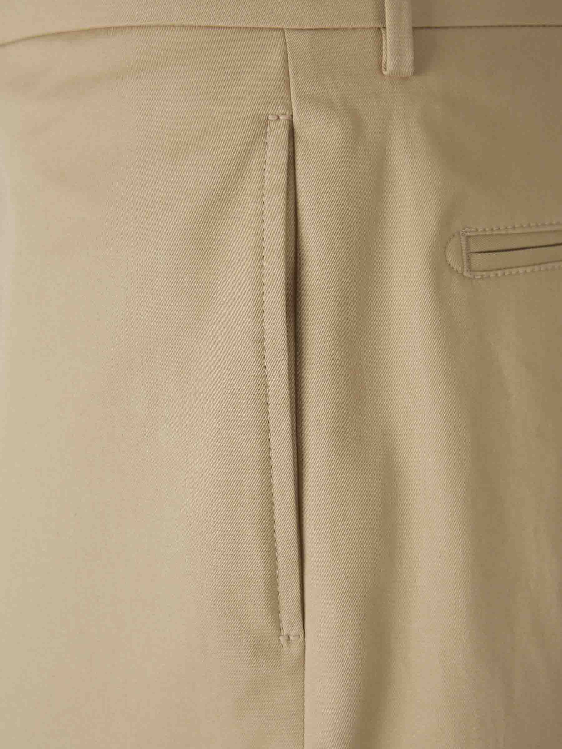BERWICH PRESSED-CREASE CHINOS