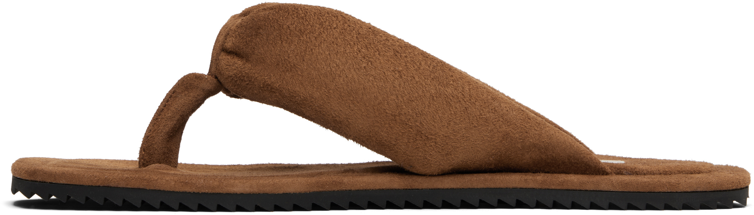 Attico Indie Flip Flops In Brown