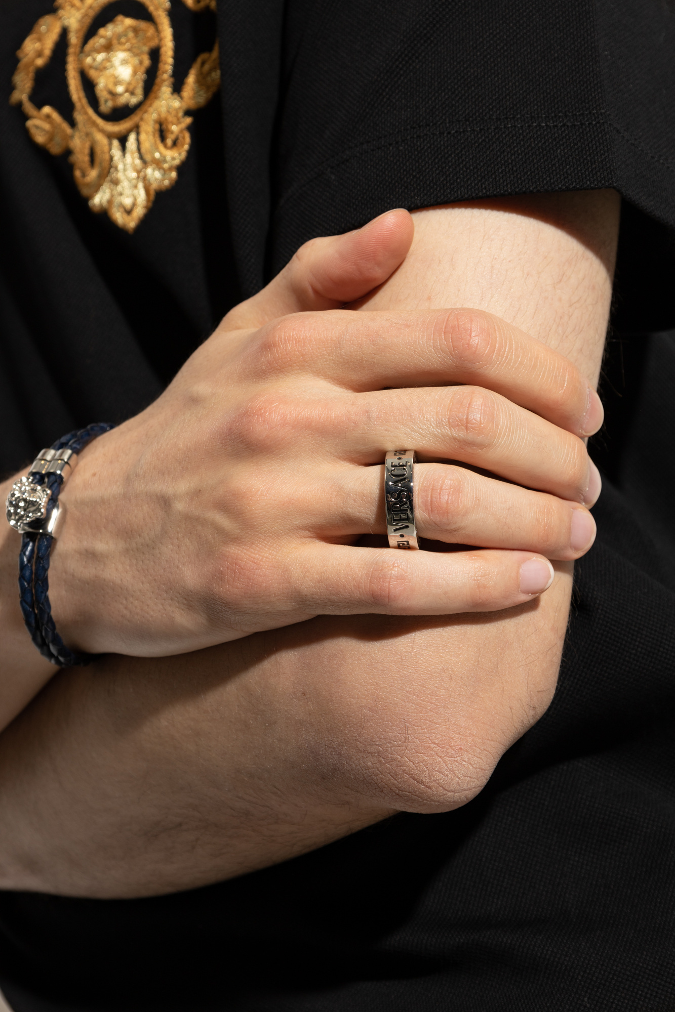 Versace Ring Mit Logo-gravur