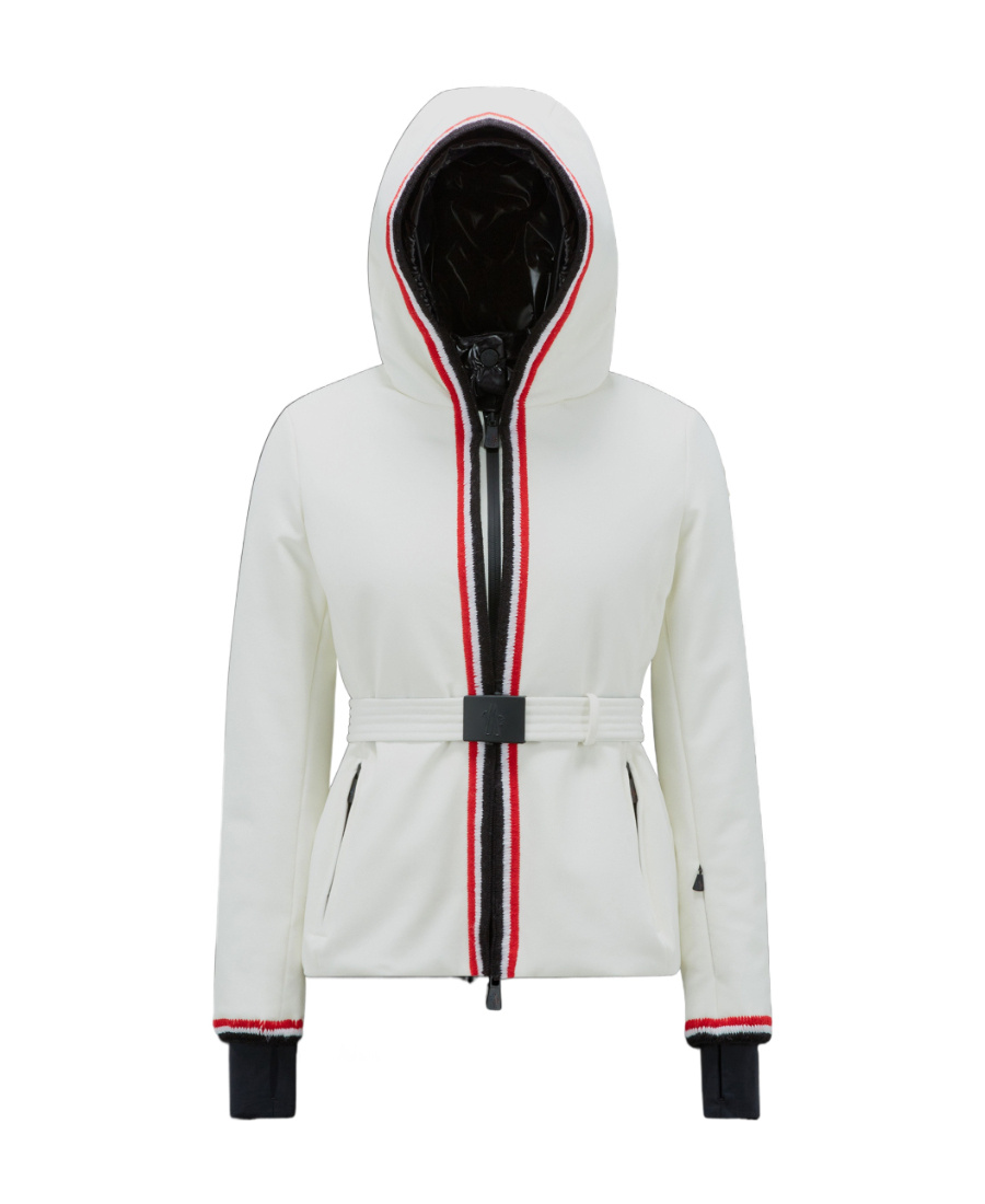 Moncler Versatile Quilted Rider's Coat In White