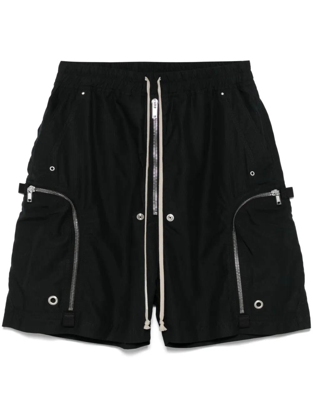 Rick Owens Drkshdw Drkshdw By Rick Owens Relaxed-fit Bermuda Shorts With Drawstring In Black