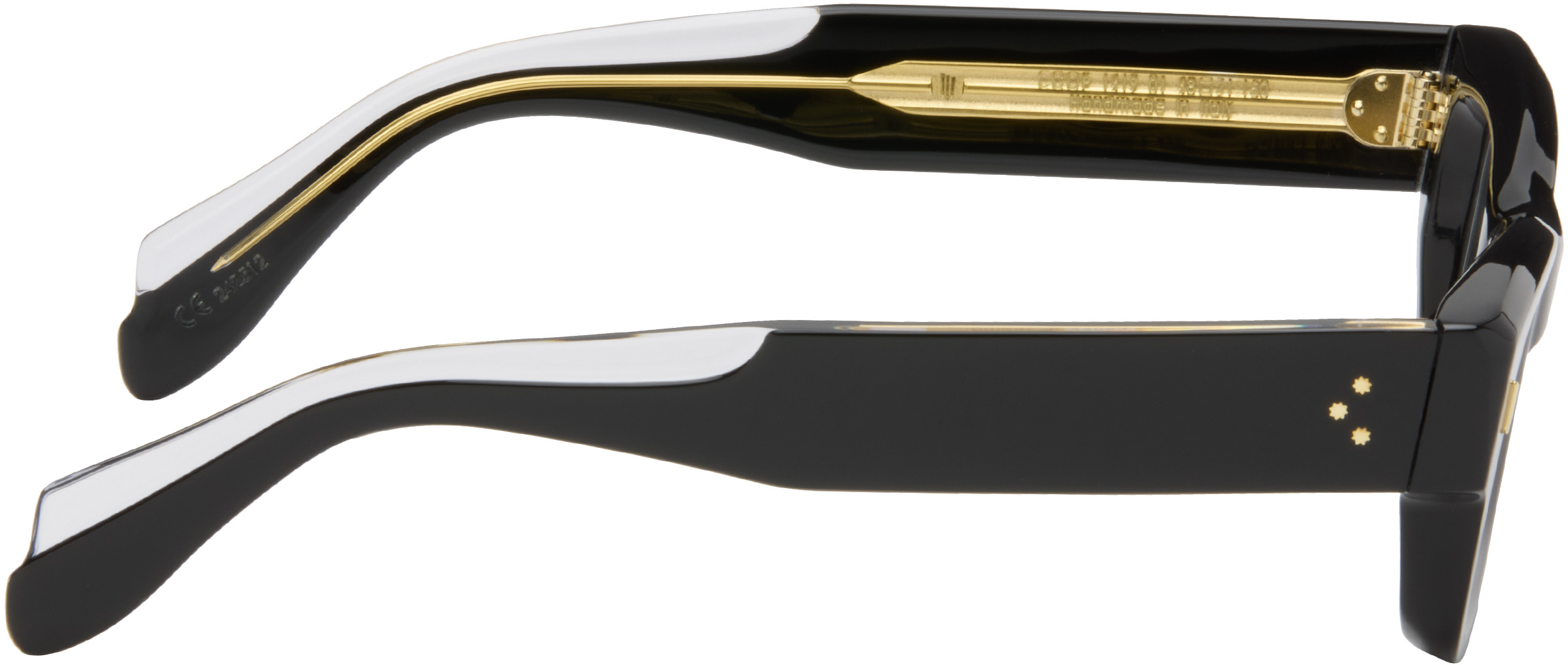 Cutler  Gross 1419 Rectangle Glasses In Black