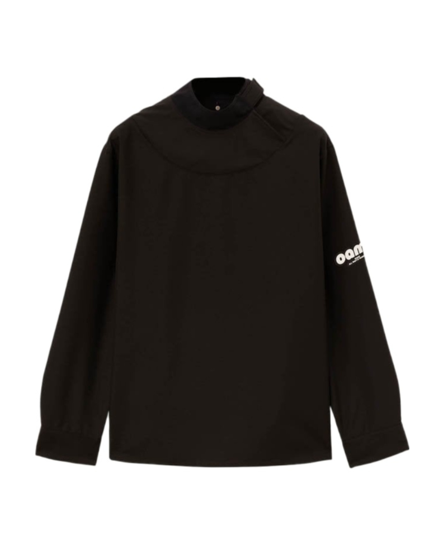 Oamc Long-sleeved Shirt In Black