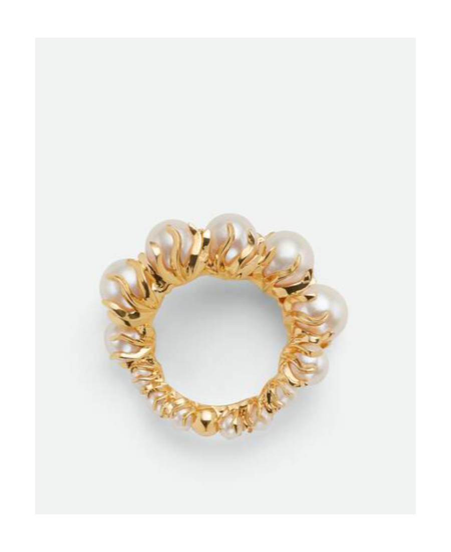 BOTTEGA VENETA LOGO BALL RING 