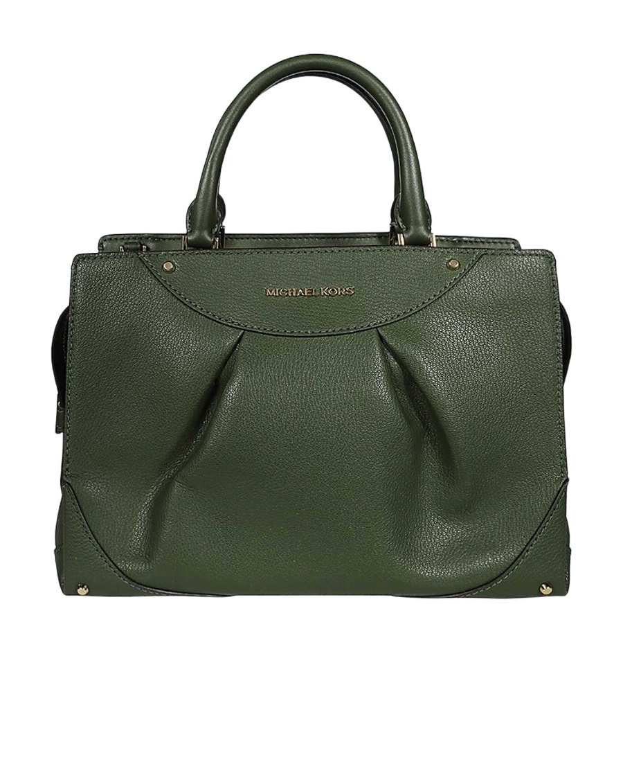 Michael Kors Michael  Enzo Medium Satchel Bag In Black