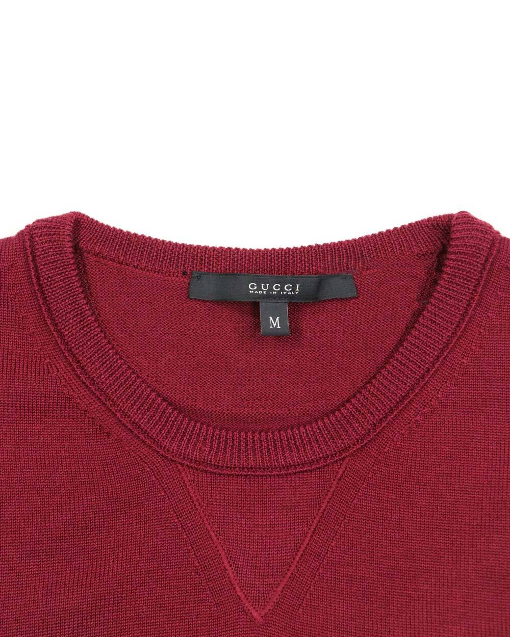 GUCCI LOGO KNITTED PULLOVER