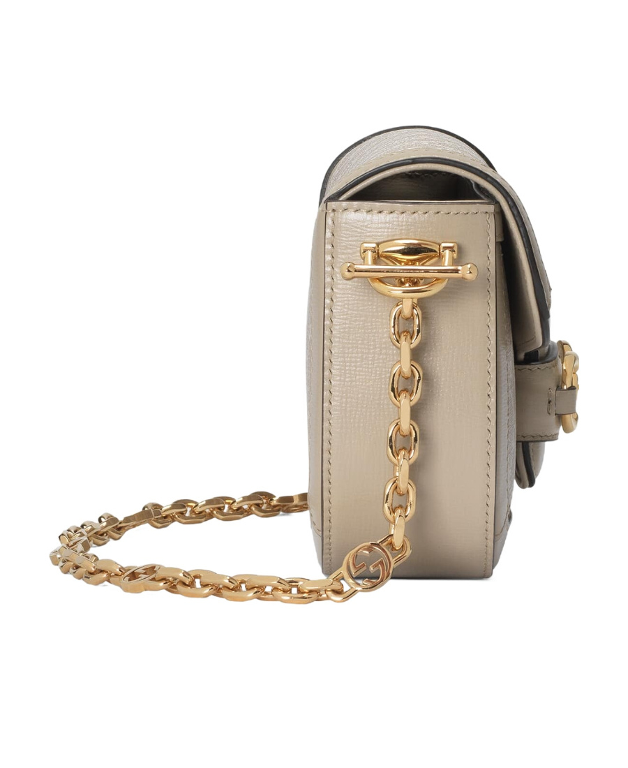 Gucci 1955 Horsebit Shoulder Bag In Nude