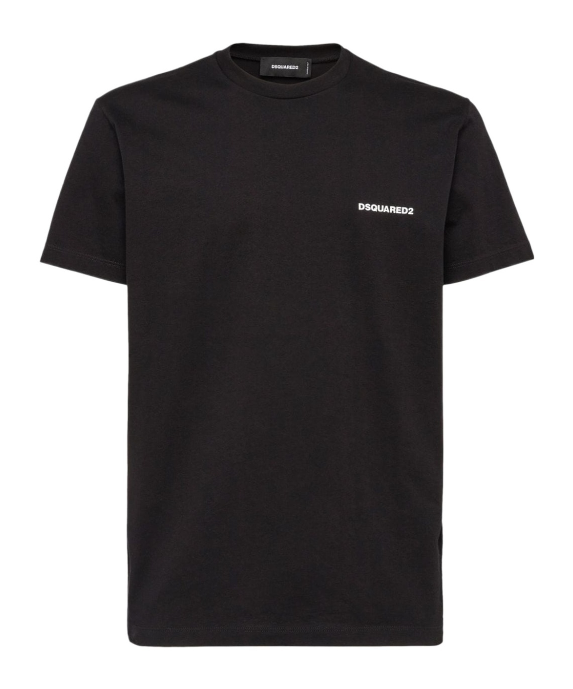 Dsquared2 Logo Printed Crewneck T-shirt In Black