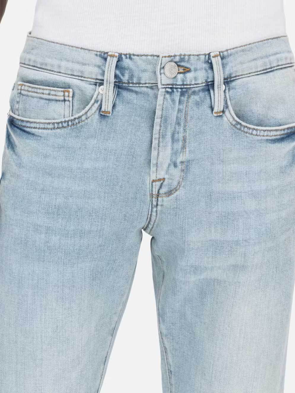 Frame Denim North Sea Straight Jean In Gray