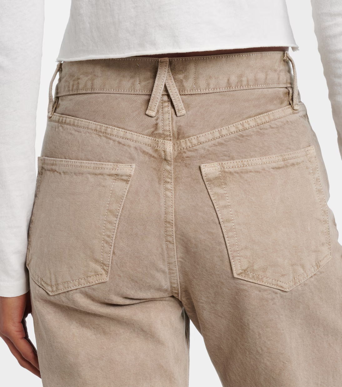 Slvrlake Five-pocket Denim Trousers In Brown