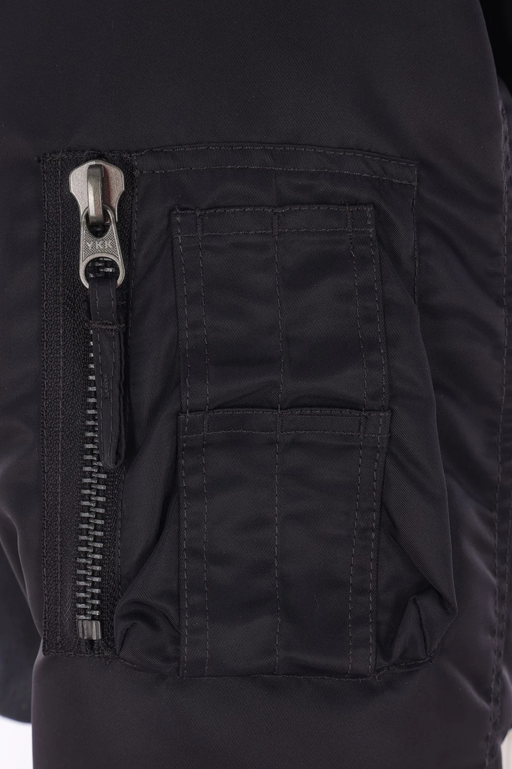 Aspesi Flap-pocket Bomber Jacket In Black