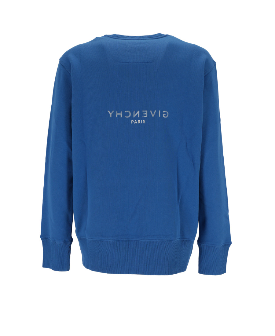 Givenchy Logo-print Sweatshirt In Blue