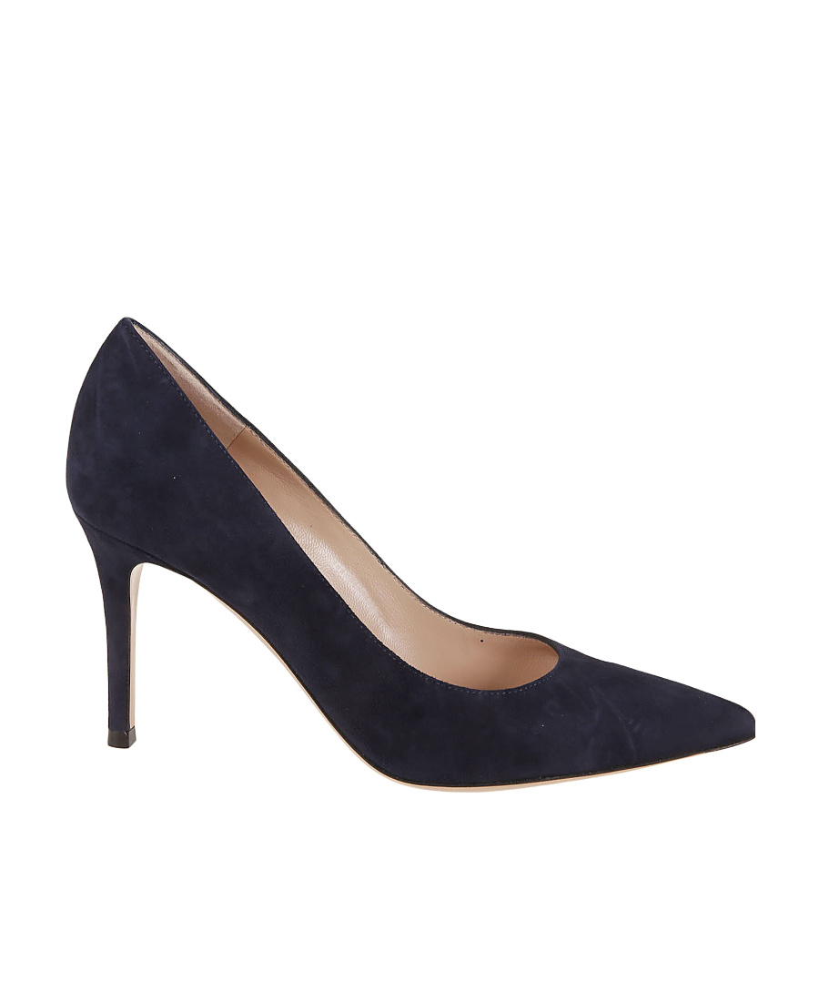 Shop Gianvito Rossi Pointed-toe Slip-on Pumps In Black