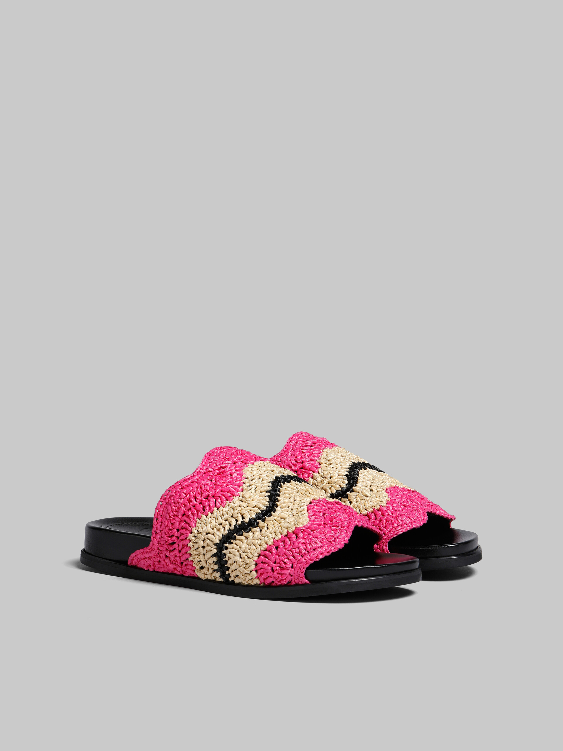 Marni Panelled Open-toe Sandals In Black