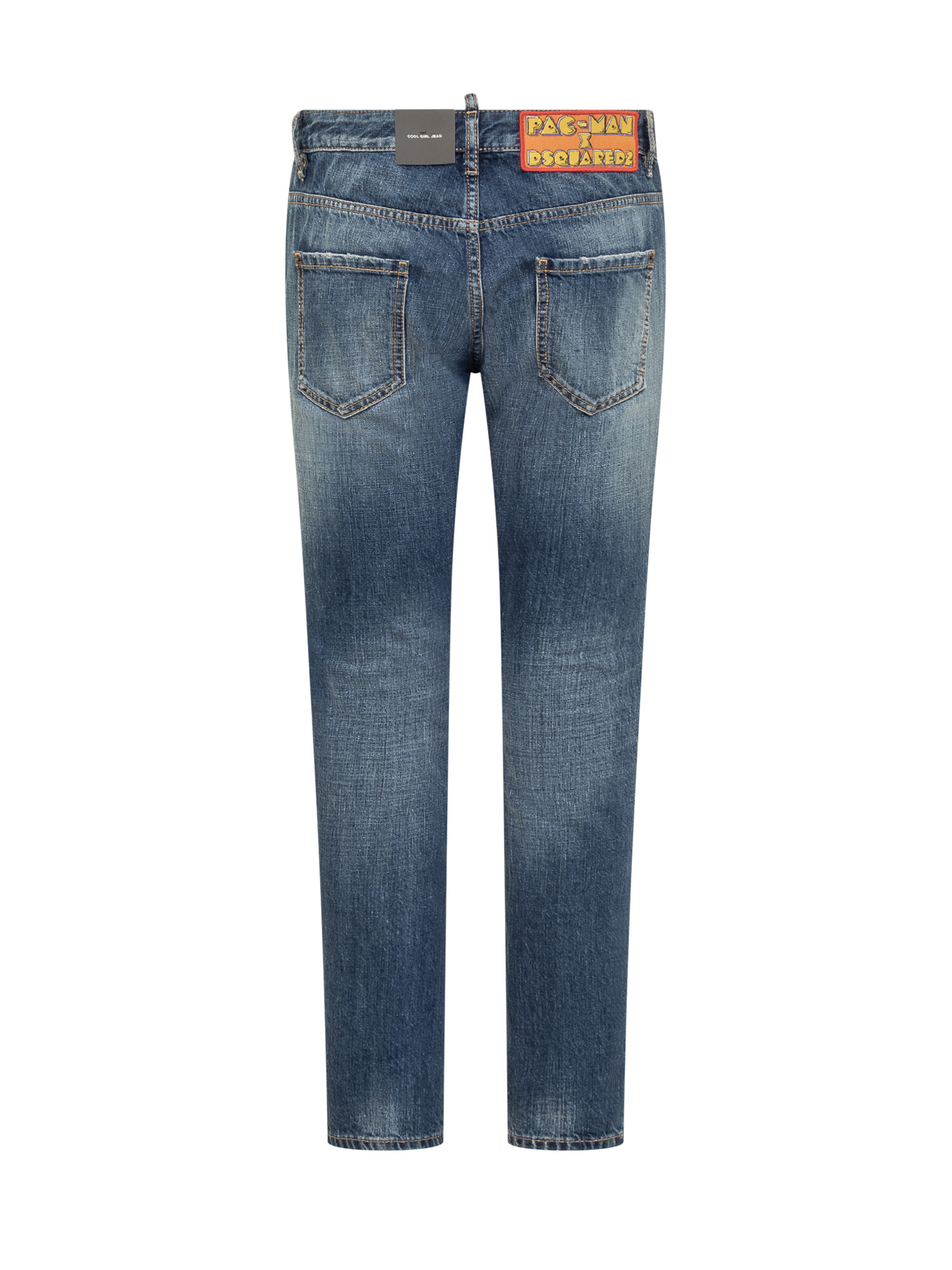 Dsquared2 Patch-detail Denim Jeans In Blue