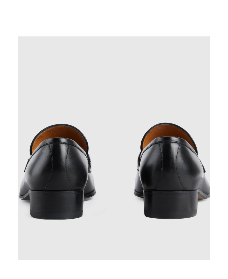 Gucci Tassel-trim Loafers In Black