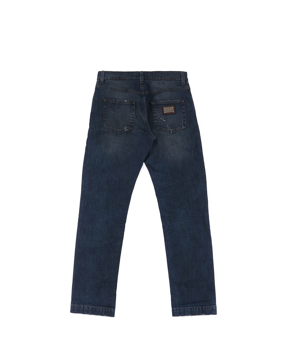 Dolce & Gabbana Straight-leg Jeans In Black