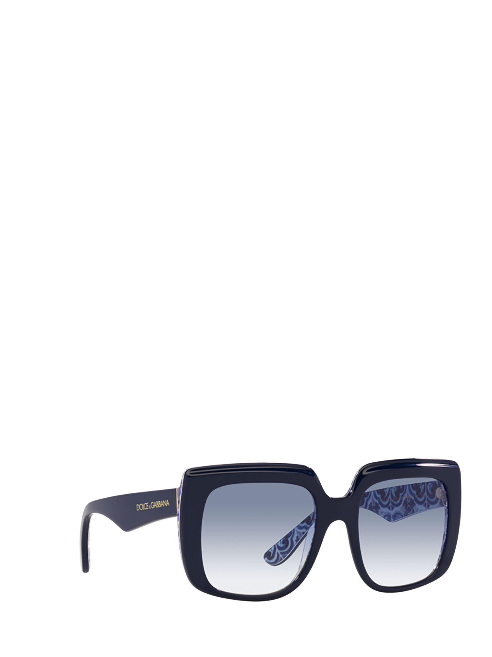 Dolce & Gabbana Logo Sunglasses In Black