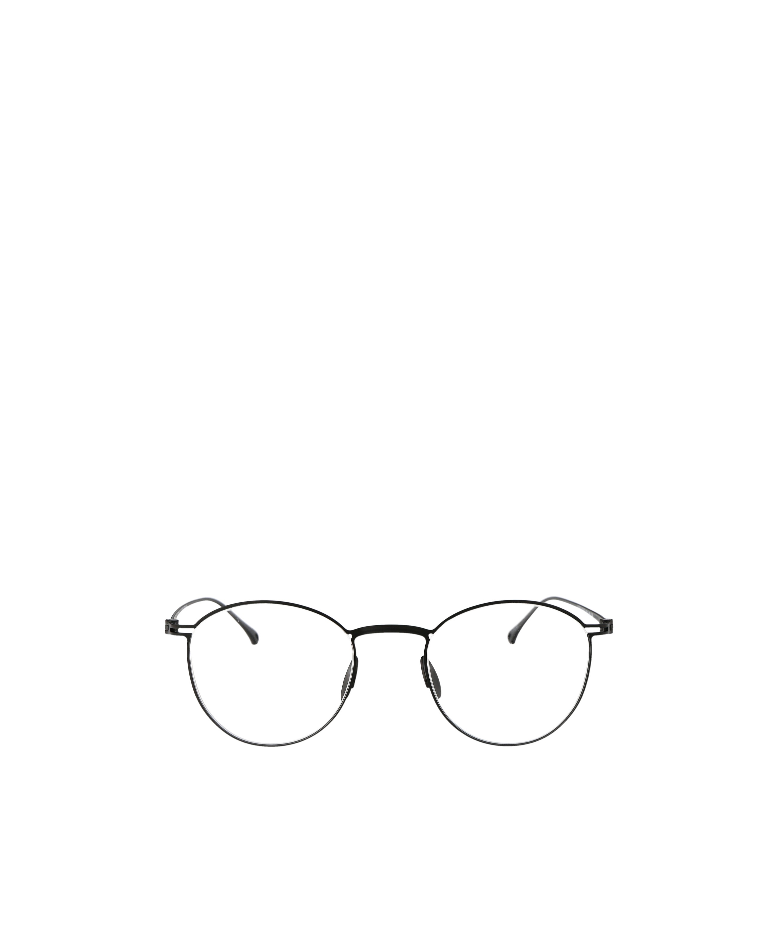 Giorgio Armani Round Frame Glasses In White
