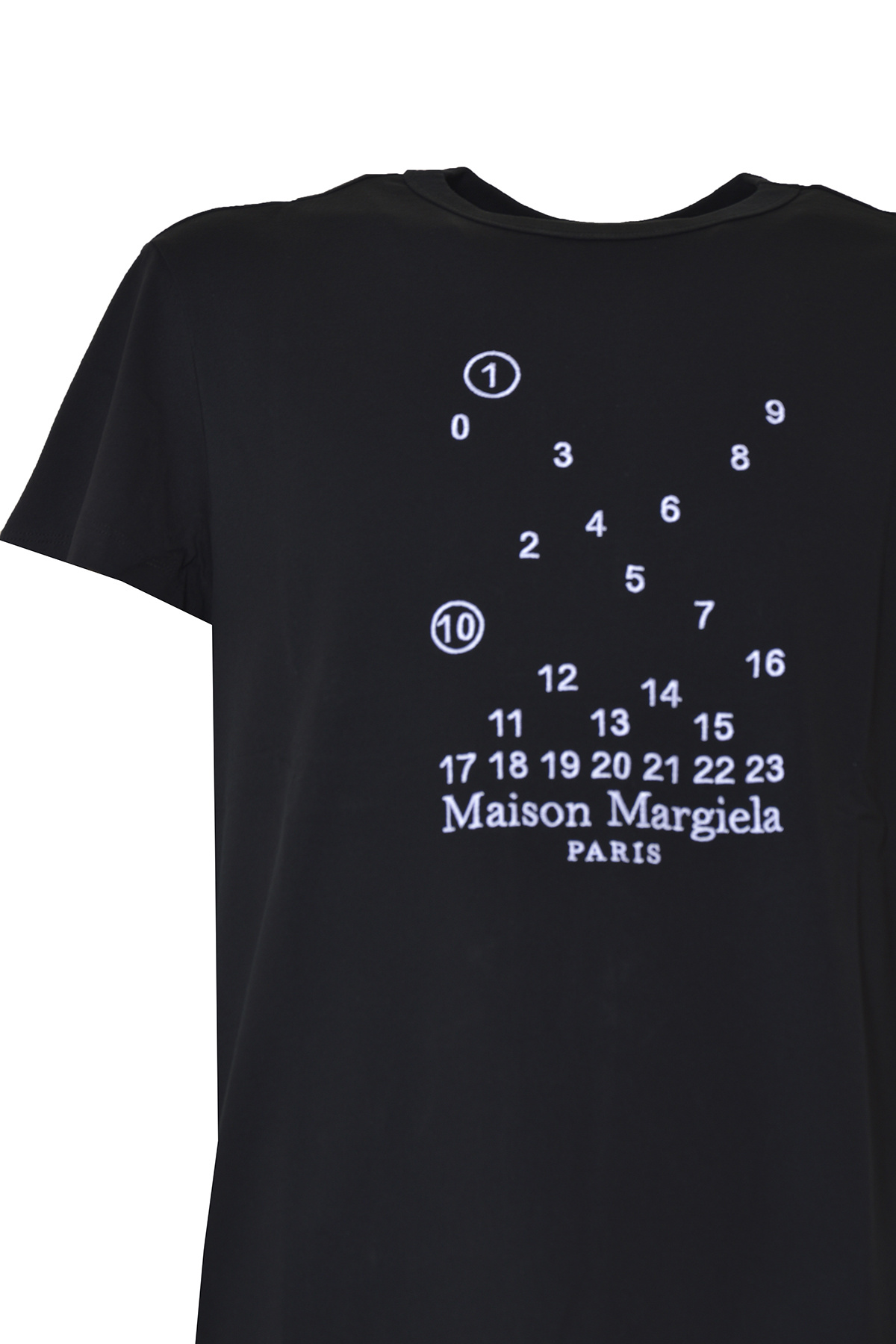 Maison Margiela Graphic-print Short-sleeve T-shirt In Black