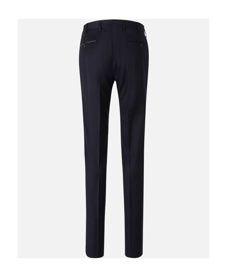 Pt01 Slim-fit Wool Trousers In Black
