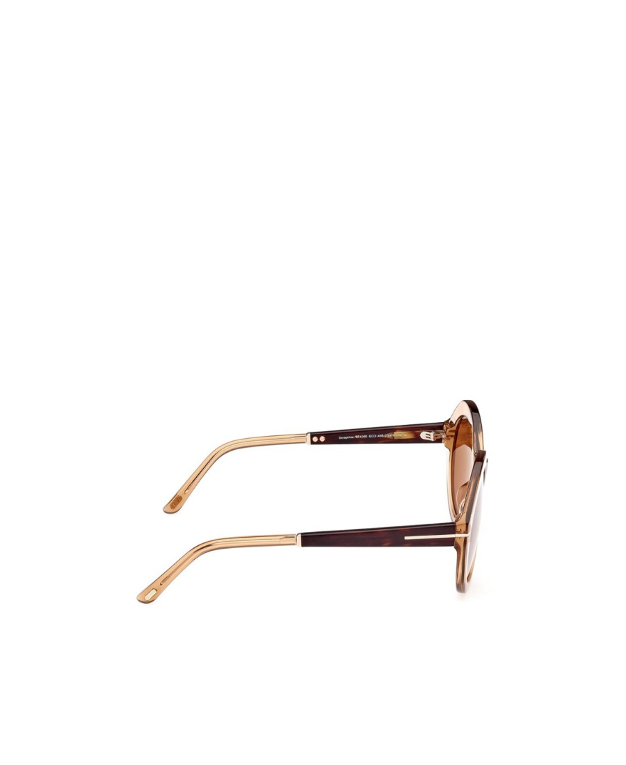 Tom Ford Eyewear Round-frame Sunglasses In Gold