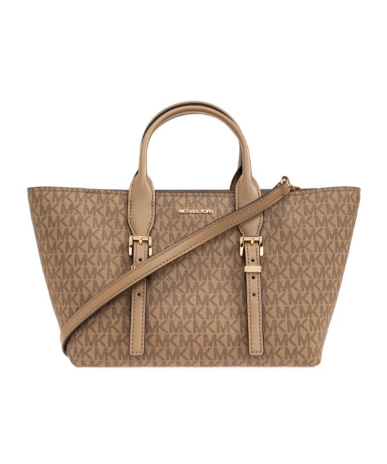 Shop Michael Michael Kors Moore Tote Bag In Brown