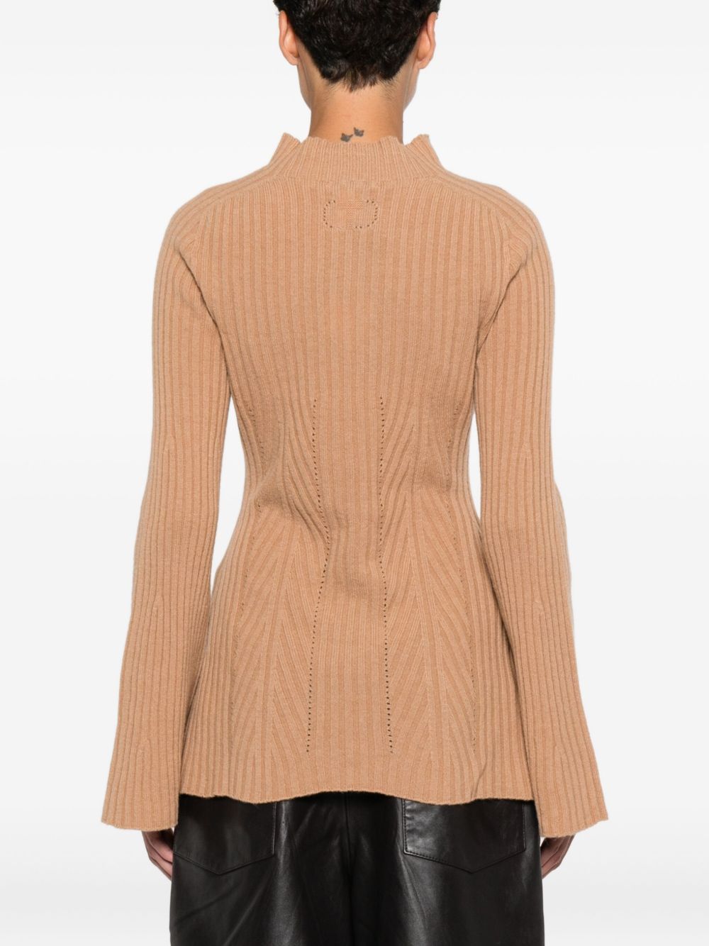 Twinset Crew-neck Sweater In Brown