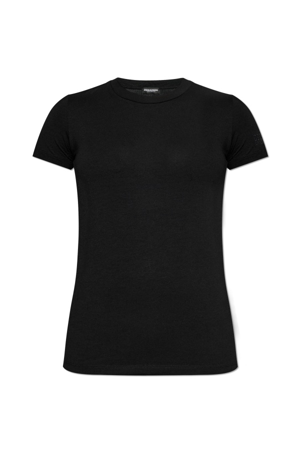 Dsquared2 Short-sleeved T-shirt In Black