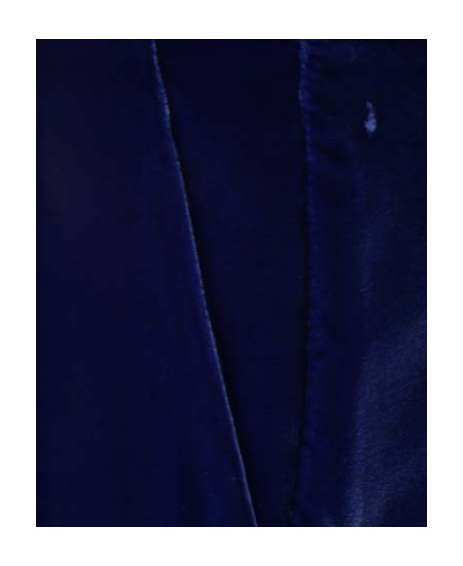 Giorgio Armani Straight-leg Velvet Trousers In Black