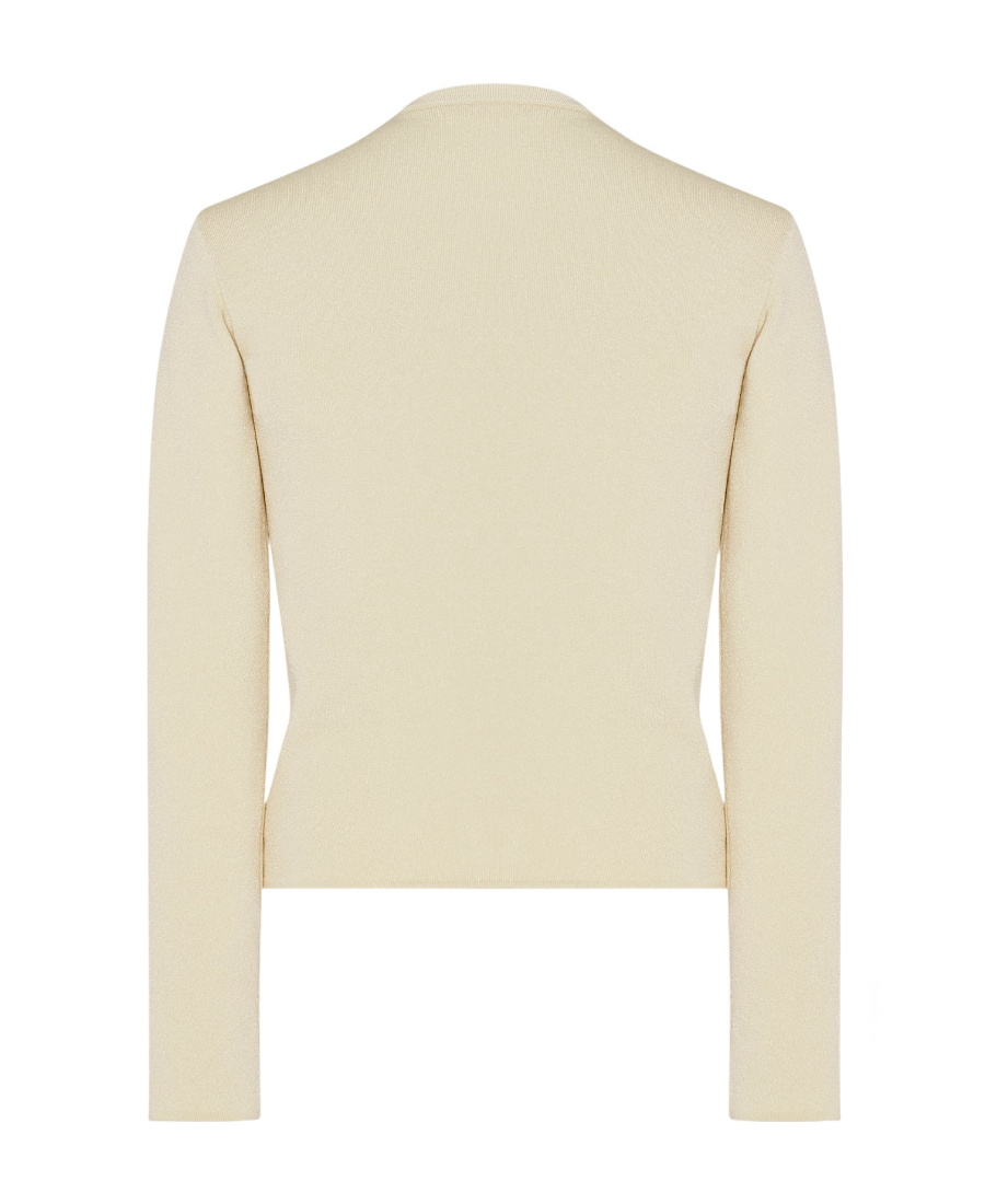 The Row Corole Ribbed-knit Cardigan In Nude