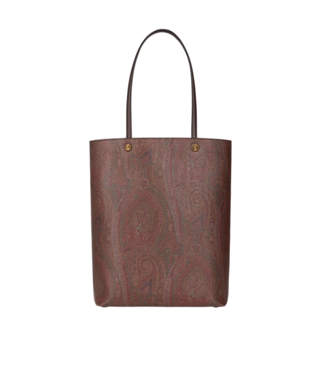 Etro Paisleyprint Opentop Tote Bag In Brown