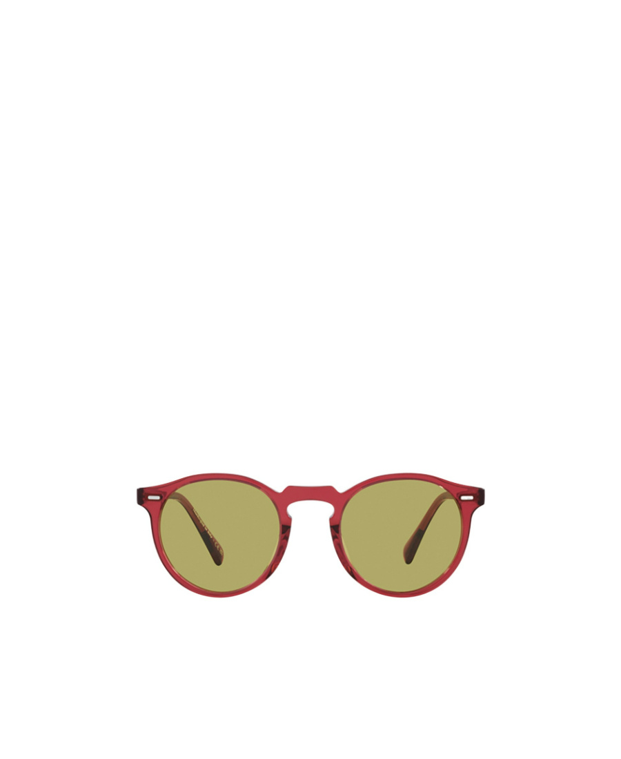 Oliver Peoples Gregory Round-frame Sunglasses In Green