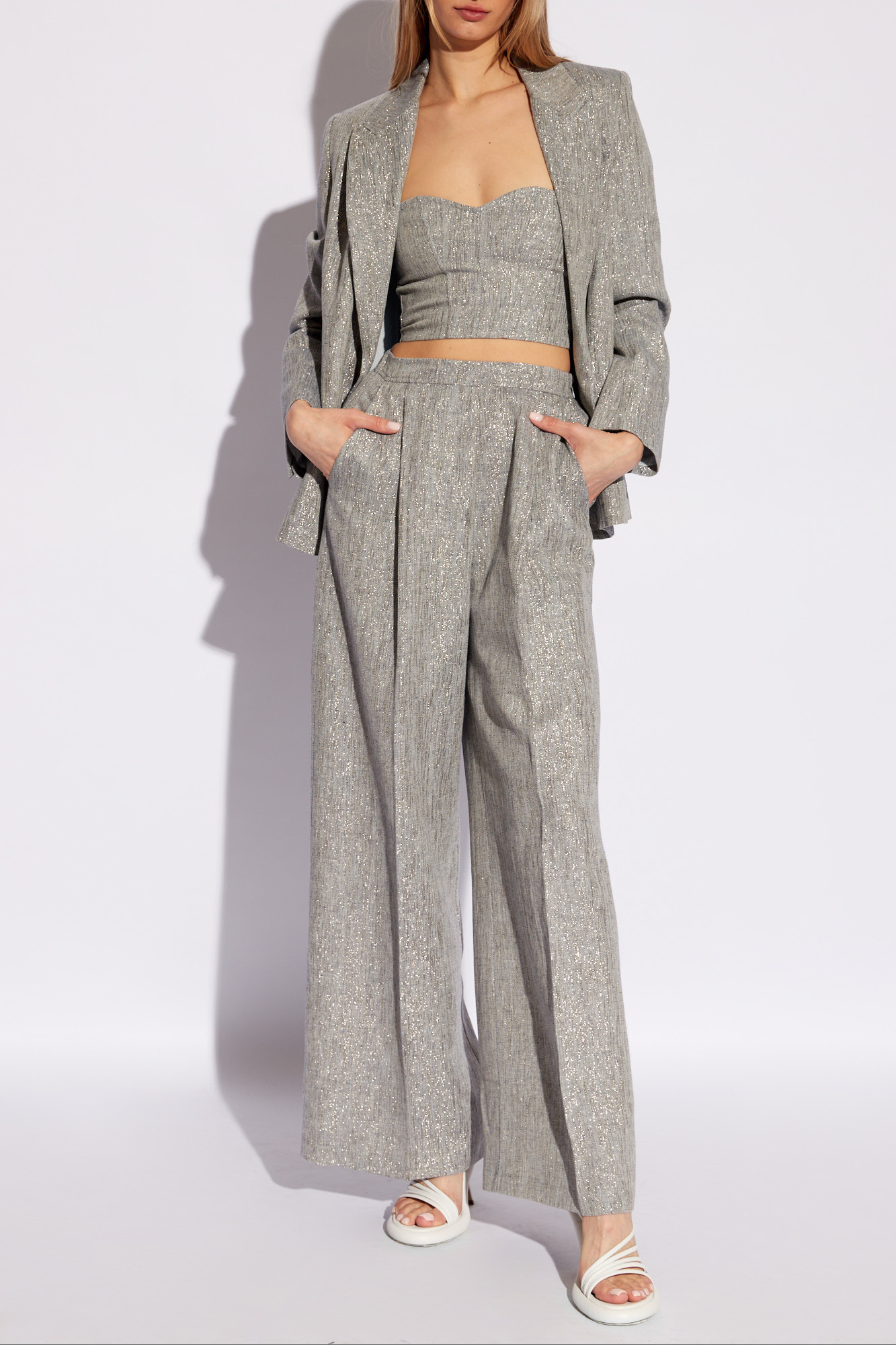 Forte Forte Pattern Jacket In Gray