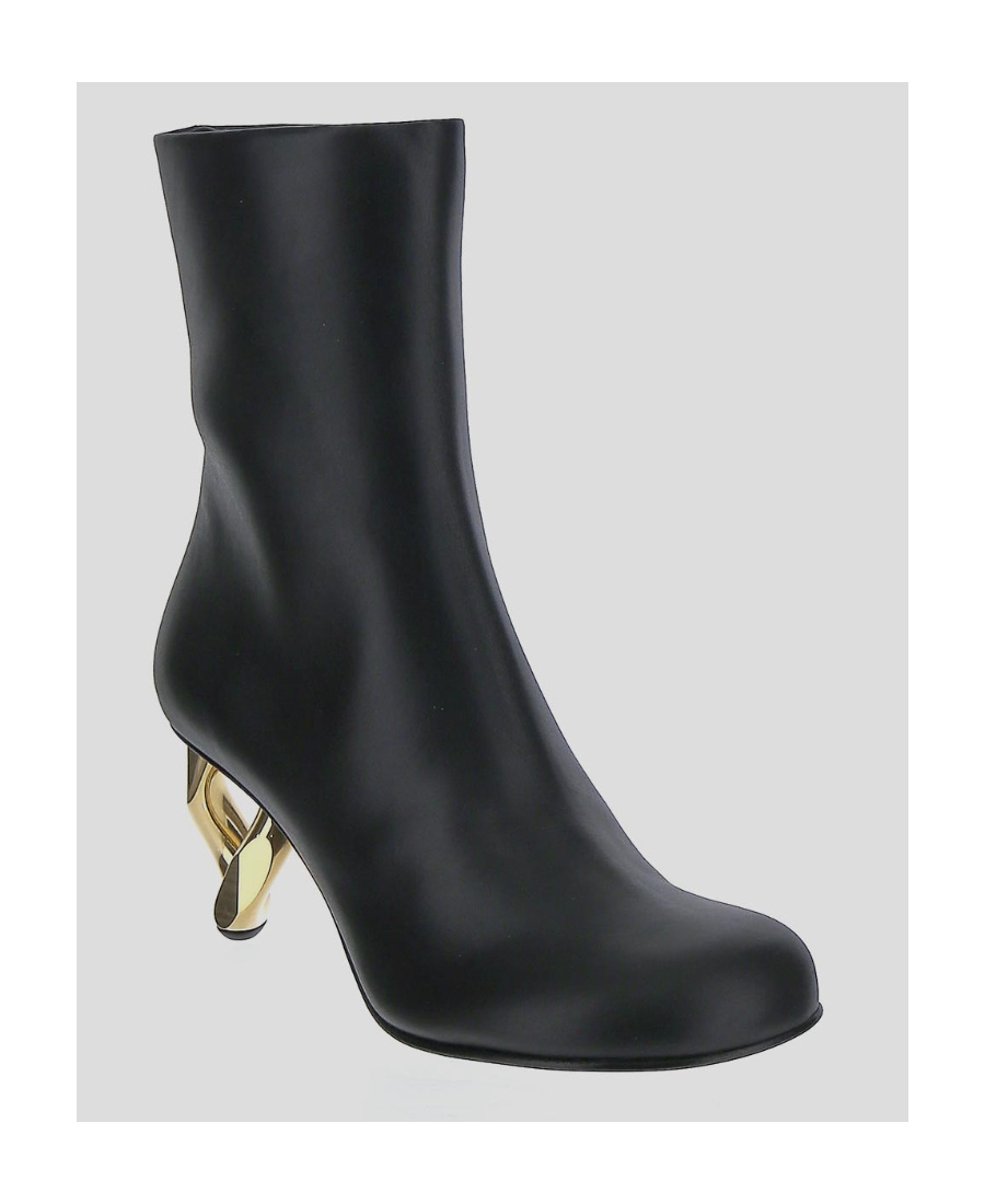 JW ANDERSON CHAIN MID-HEEL BOOTS 