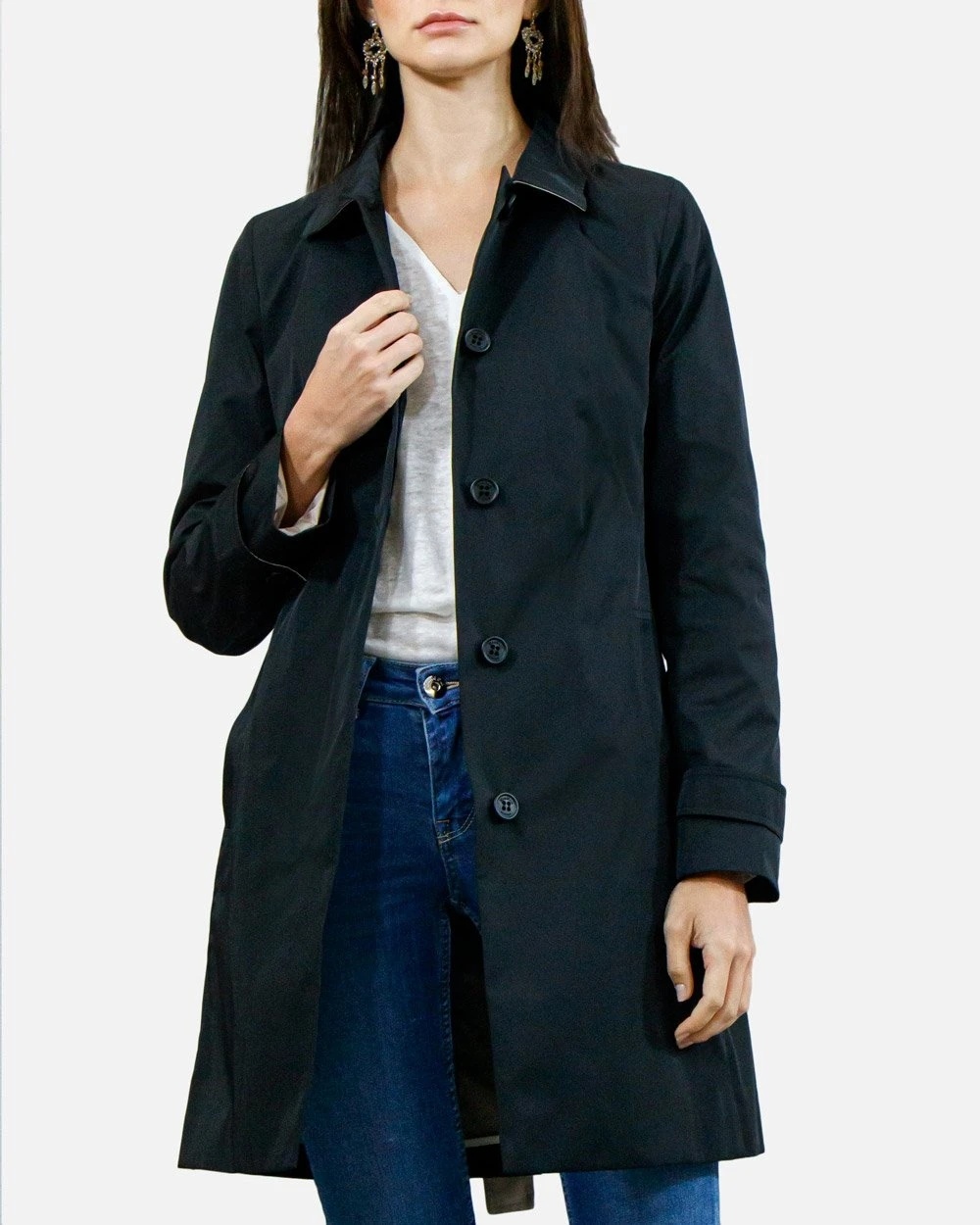 Max Mara Waist Waist Coat In Black