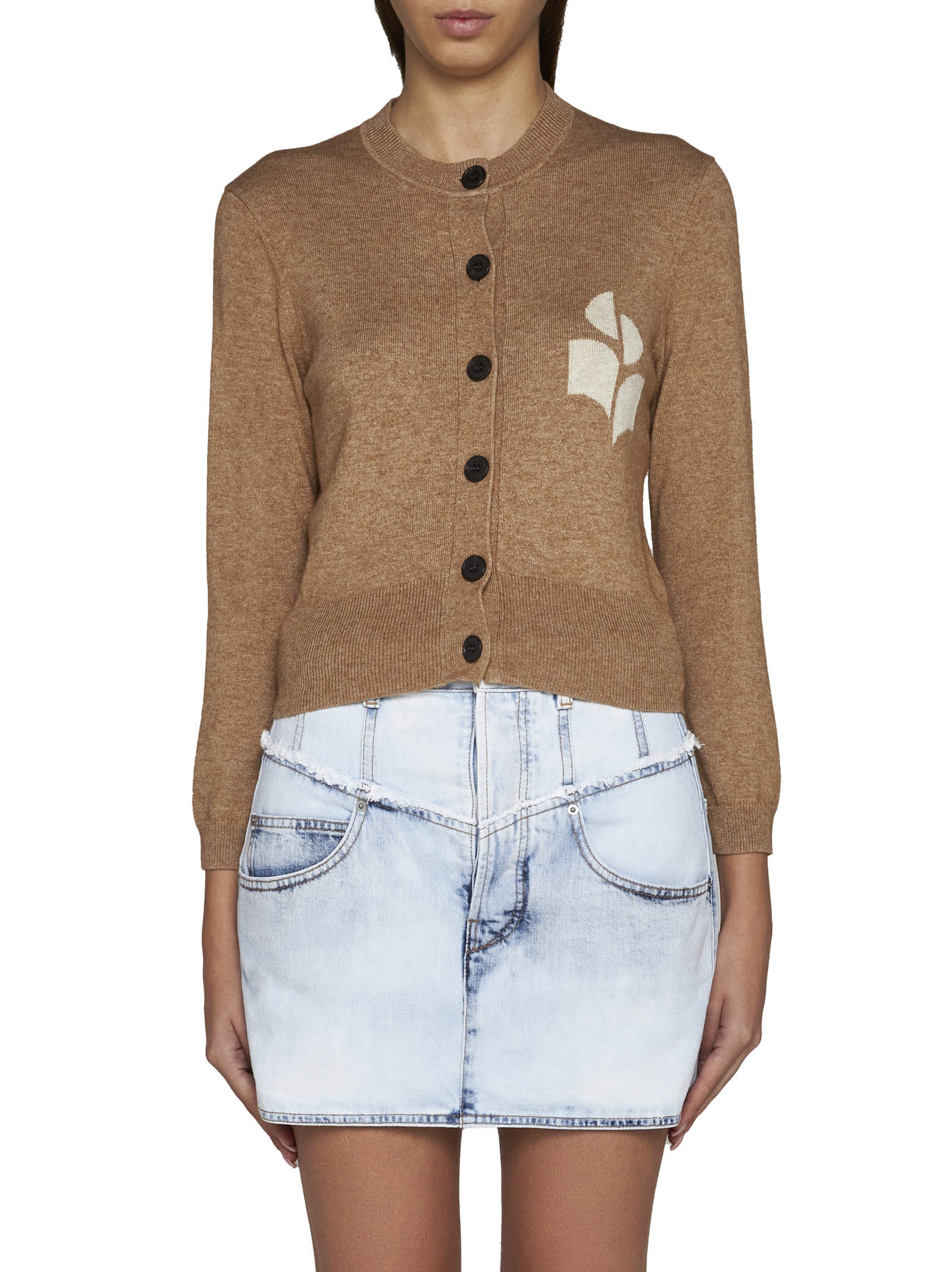 ISABEL MARANT ÉTOILE ISABEL MARANT ÉTOILE NEWTON BUTTON-UP CARDIGAN