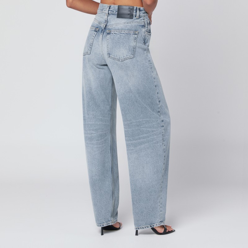 Haikure Five-pocket Denim Trousers In Blue