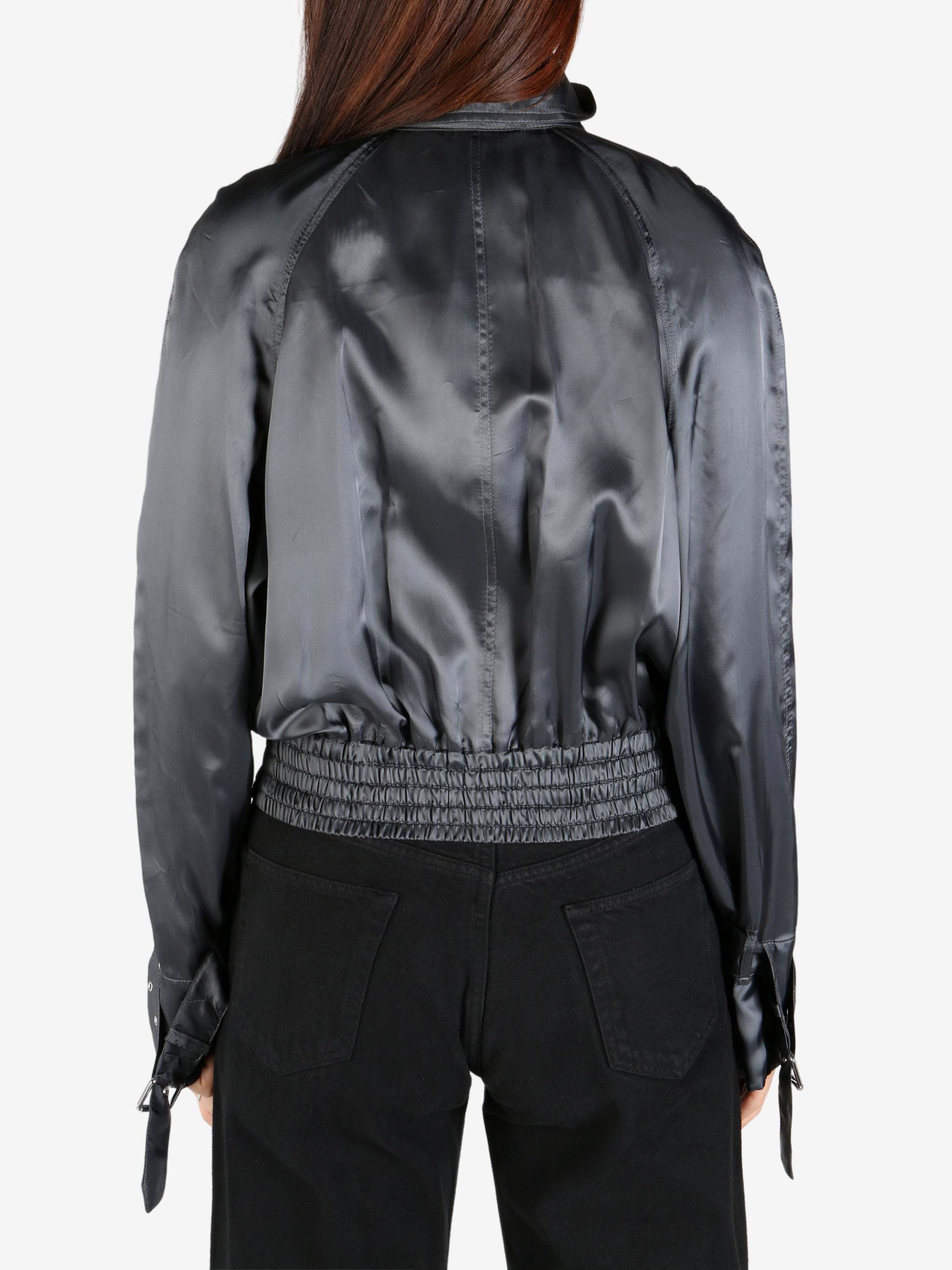 Dries Van Noten Jacquard Bomber In Black