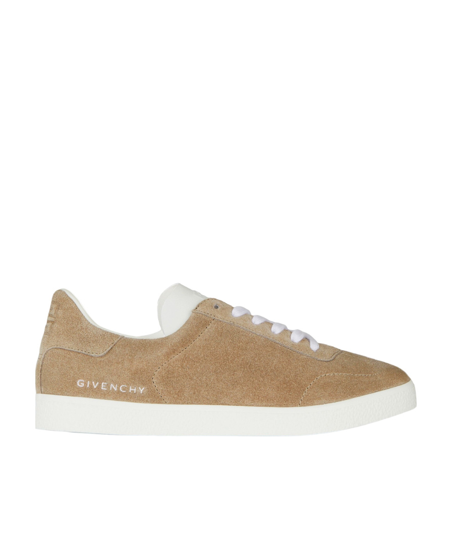 Givenchy Logo Debossed Town Sneakers In Brown