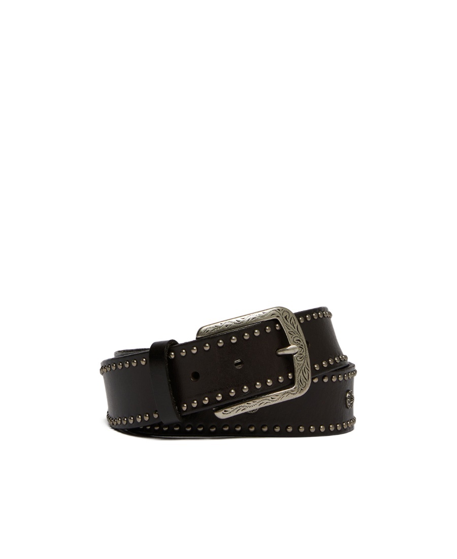 Weekend Max Mara Rivet Detail Belt In Brown