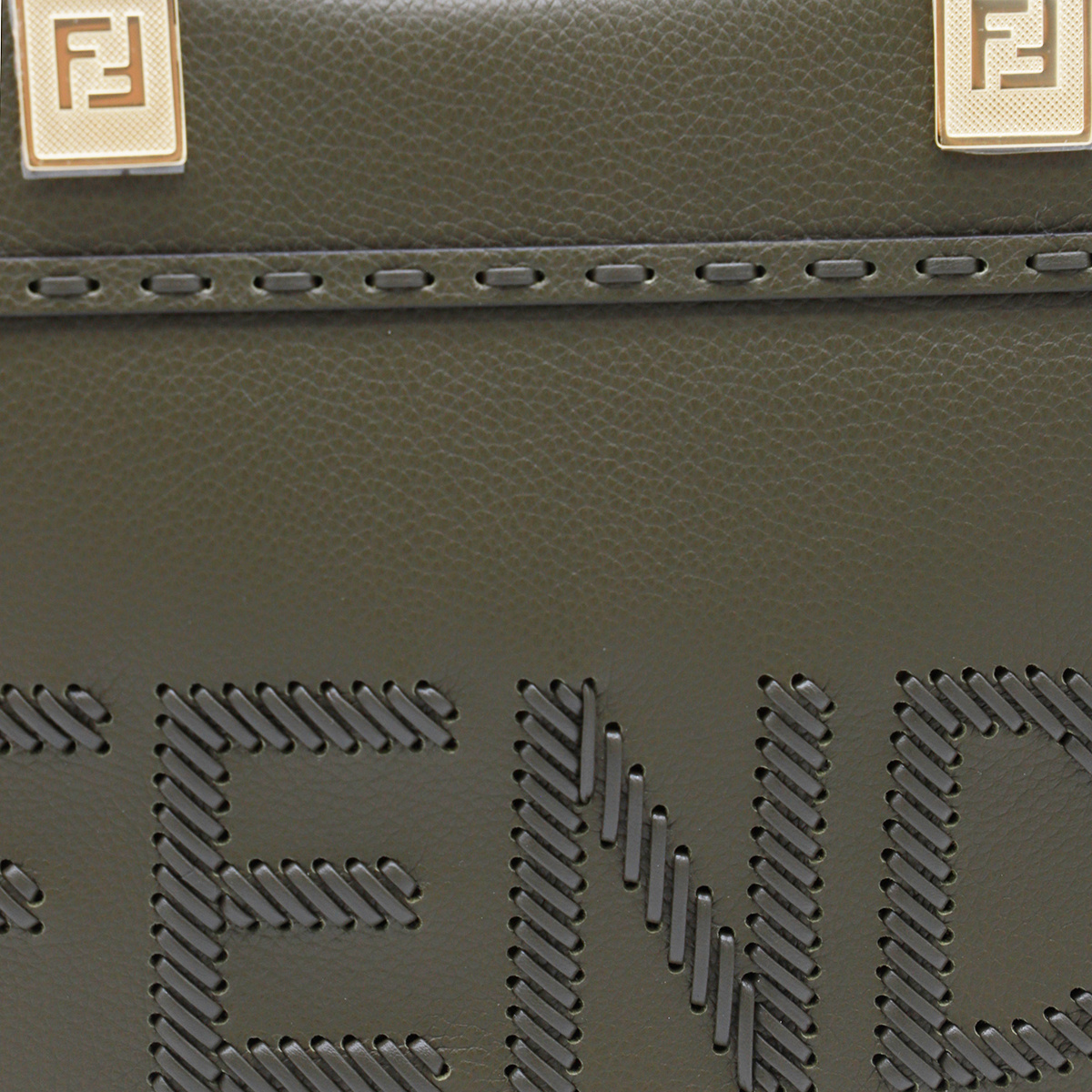 FENDI SUNSHINE LEATHER TOTE BAG