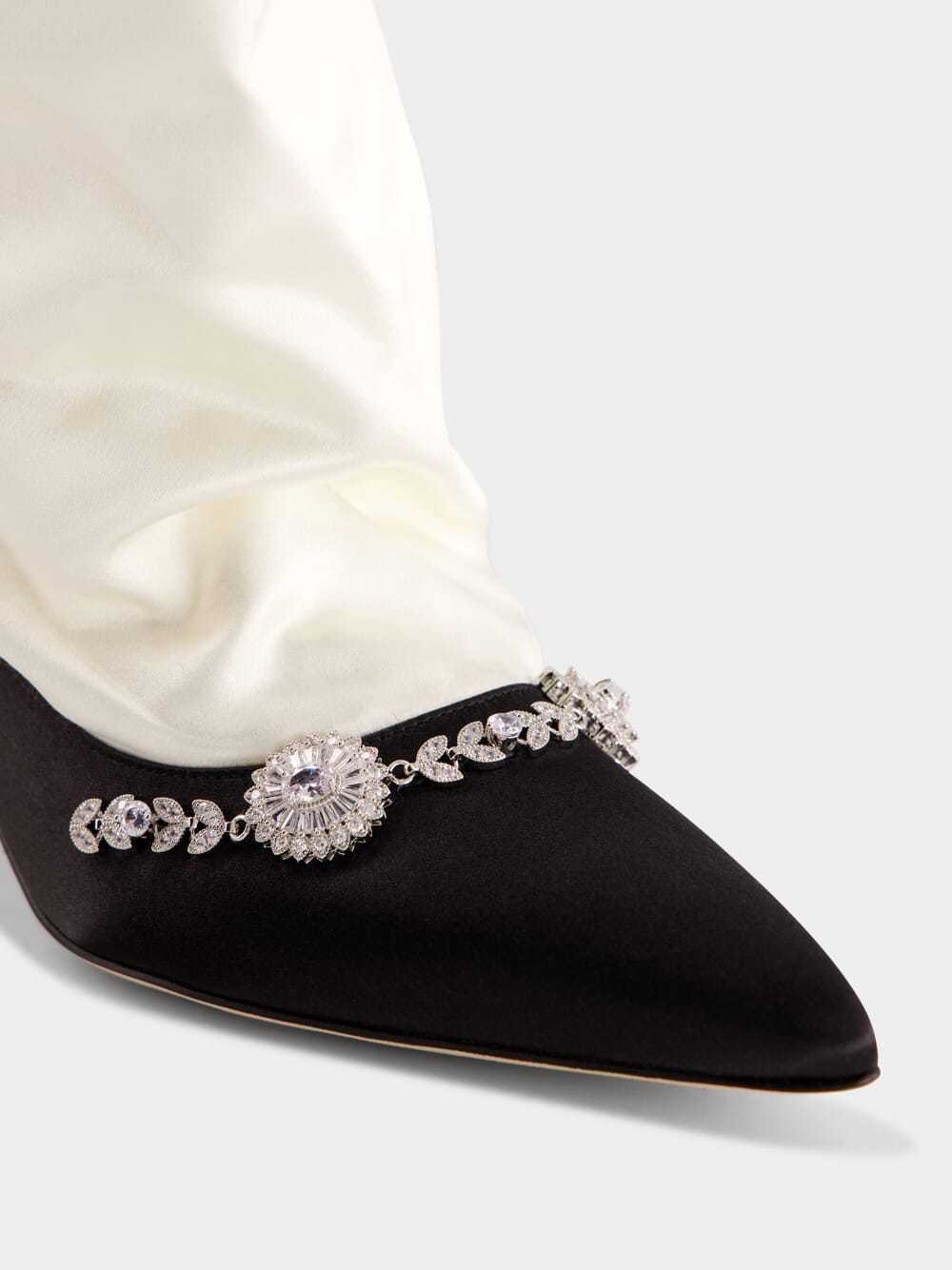 Manolo Blahnik Woman Black&white Pumps In White